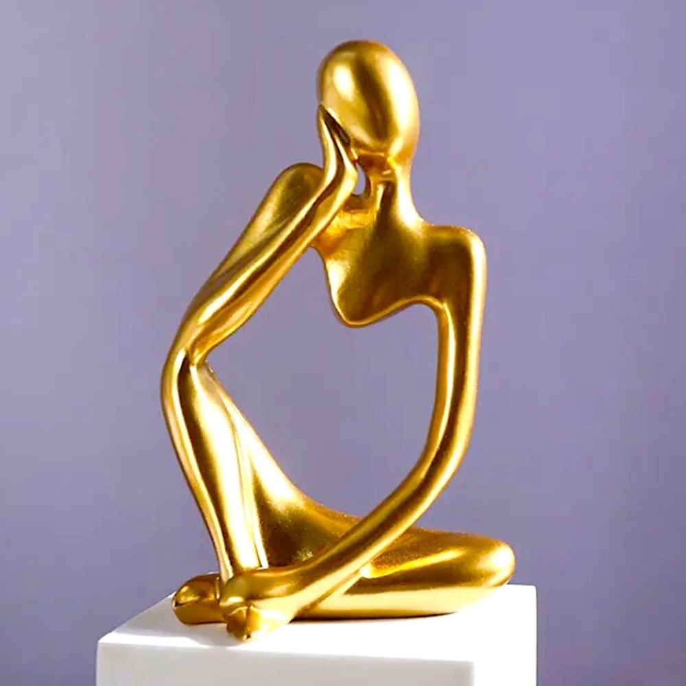 🖤𝟨𝟢%𝖮𝖥𝖥-𝖻𝗎𝗇𝖽𝗅𝖾𝗌𝟣𝟢+🖤NEW Gold Thinking Human Contemporary Decor